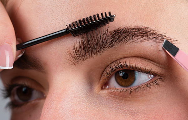 Beauty model closeup